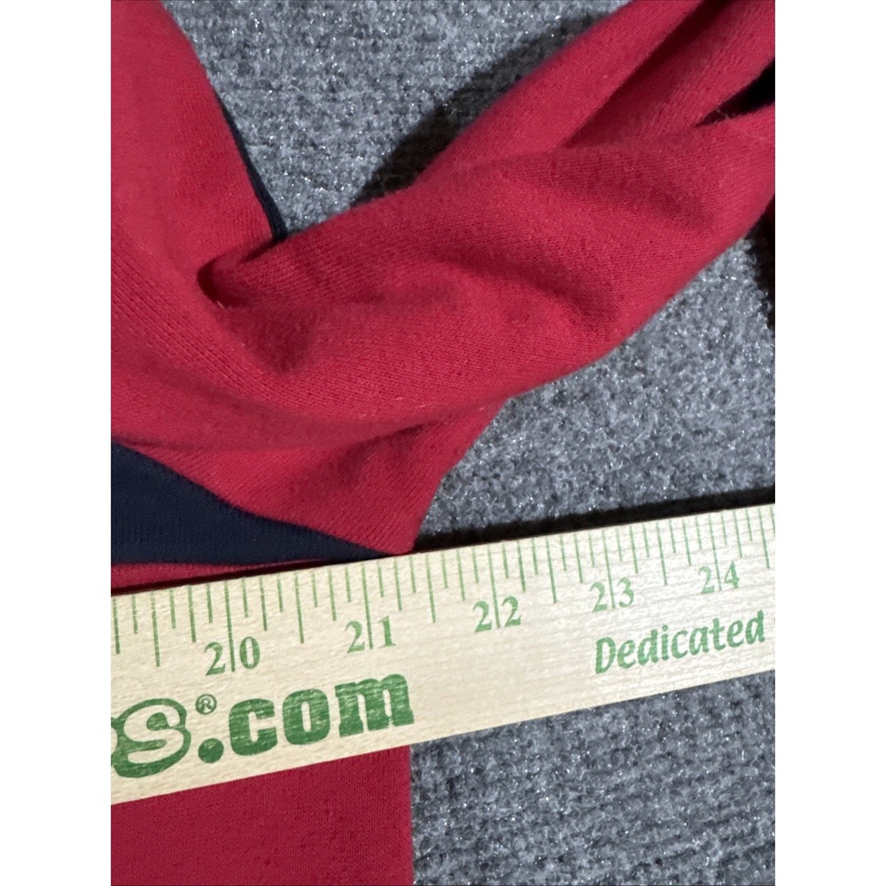 Tommy Hilfiger Womens Size Large Red Soft Long Sleeve Sweatshirt Knit Dress - Picture 3 of 6